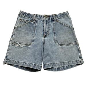Vintage Y2K CHAZZ Distressed Hi Rise Denim Shorts‎ - size 3
